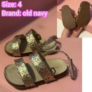 Old Navy Gold Sandals Comfortable Flip Flops